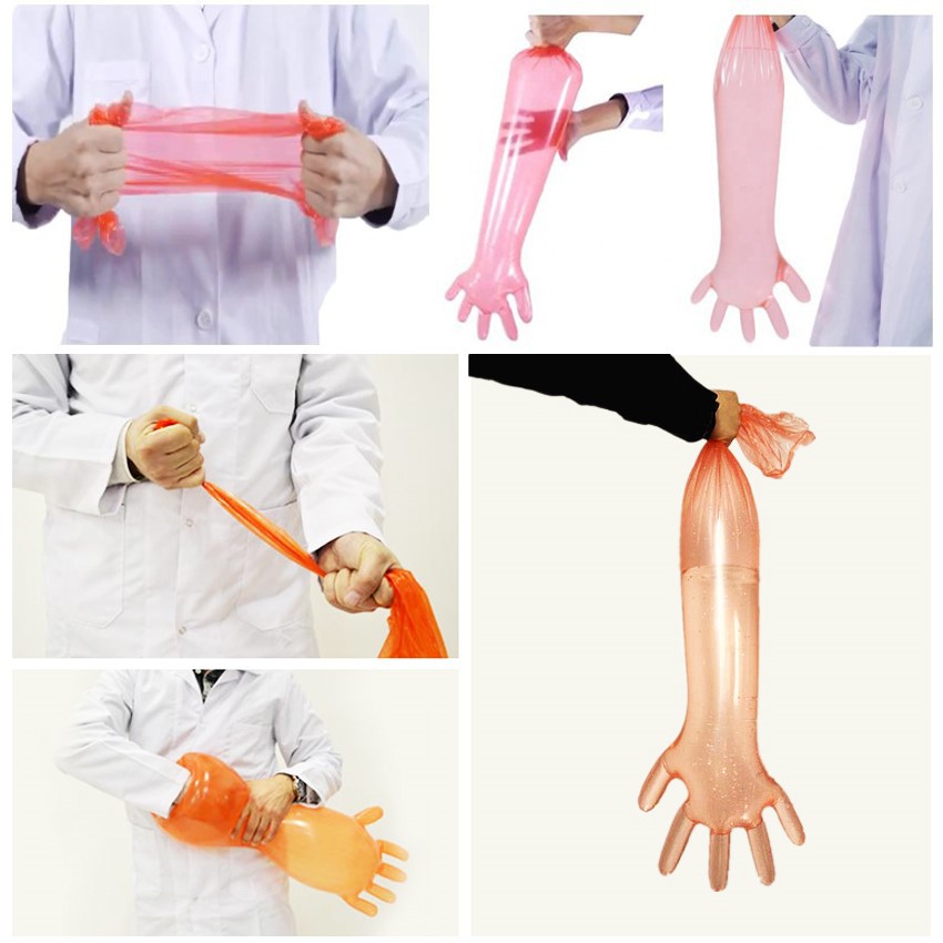 detail of PE gloves detail of PE gloves